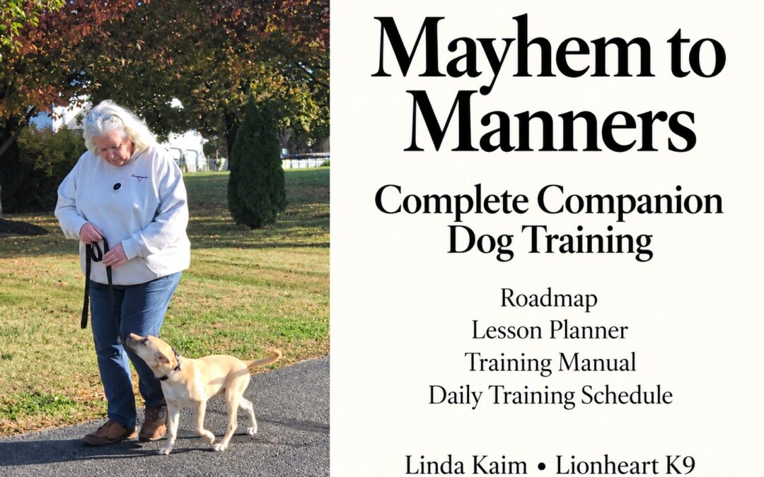 LK9 Mayhem to Manners COmplete Companion Dog Training Program